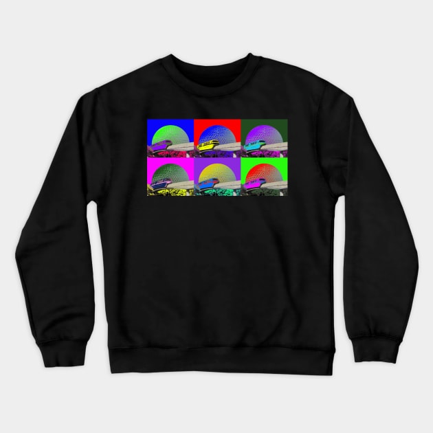 Monorail Pop Art Crewneck Sweatshirt by Tomorrowland Arcade